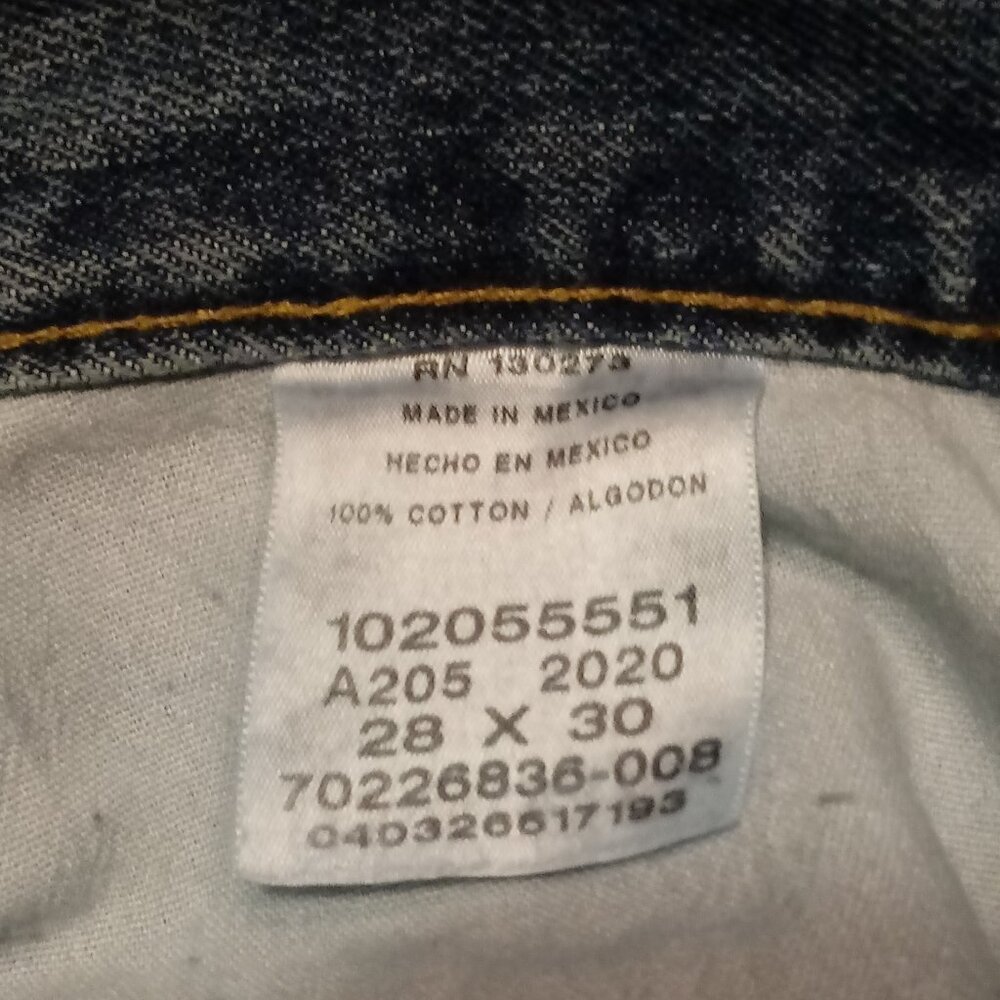 Men's New Lee Relaxed Fit Straight Leg Jeans Sz 28x30 - Picture 6 of 9
